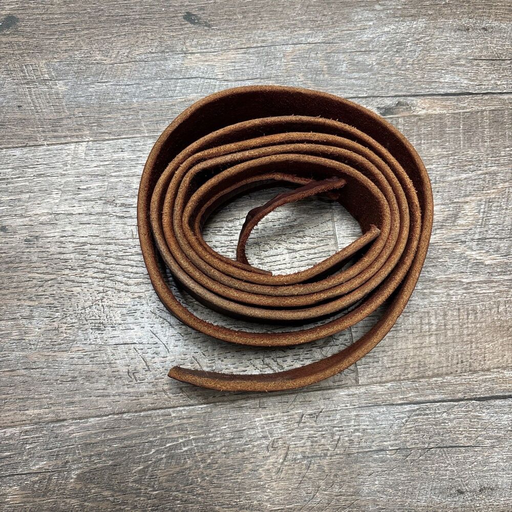 Western Billets Leather Mahogany Brown UnBranded Horse Tack Strap Saddle Cinch